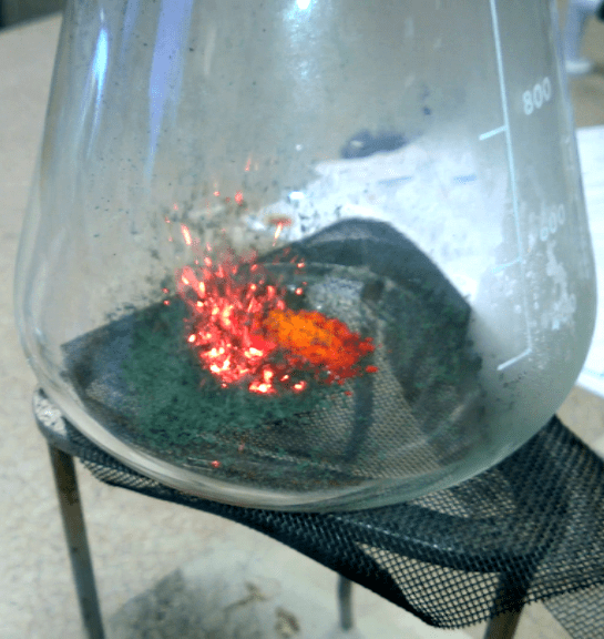 Ammonium dichromate volcano